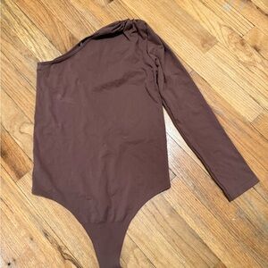 Anthropologie Cocoa Brown Bodysuit